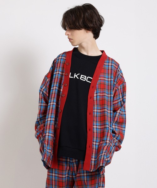 MILKBOY カーディガン、パンツ×2の3点セット MILKBOY（ミルクボーイ） カーディガン TEAM CHECK カーディガン