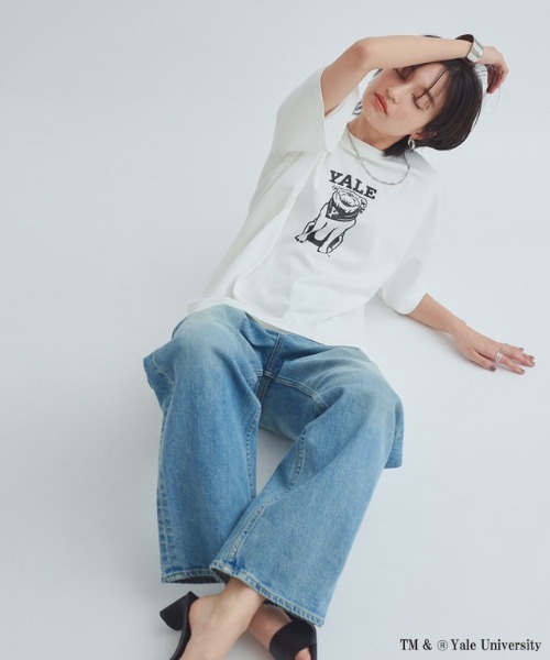 tシャツ YALEノースリーブT レディース FRAMeWORK tシャツ YALEノースリーブT レディース : ZOZOTOWN