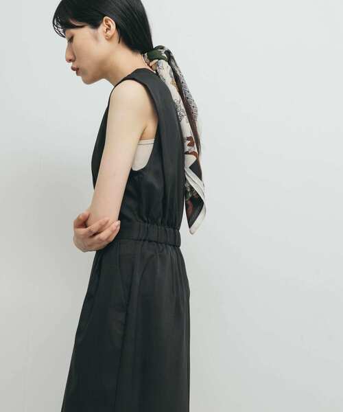 KBF ワンピース カシュクールラップジャンパースカート