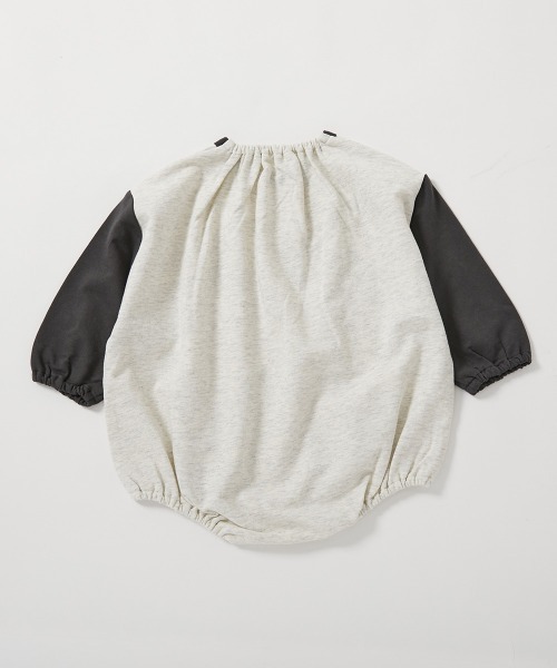 devirock（デビロック） ベビー服 ロンパース 綿100％ バイカラー