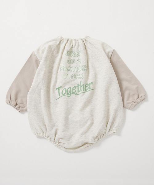 devirock（デビロック） ベビー服 ロンパース 綿100％ バイカラー