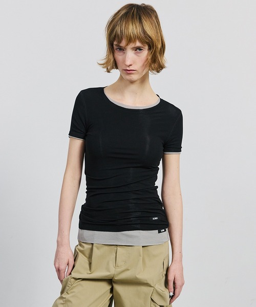tシャツ Lyocell Basic Fit T-shirt レディース