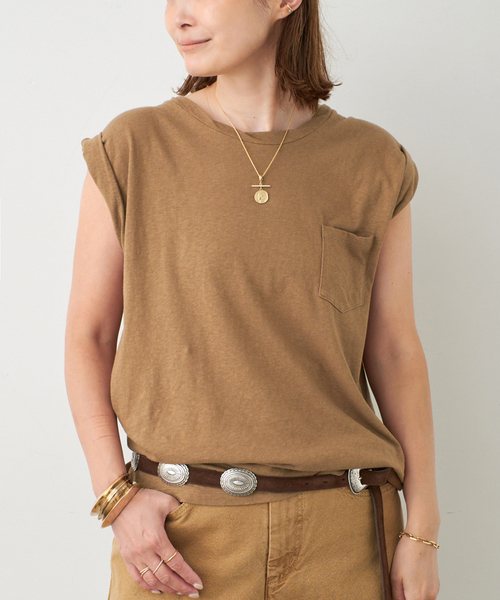 トップス w.w Waist zip Tanktop | desoro works