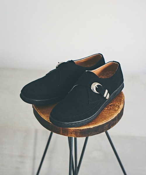 MANEBU（マネブ） シューズ 「MANEBU」スエードモンクストラップ