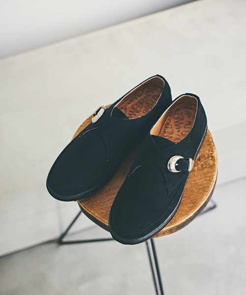 MANEBU（マネブ） シューズ 「MANEBU」スエードモンクストラップ