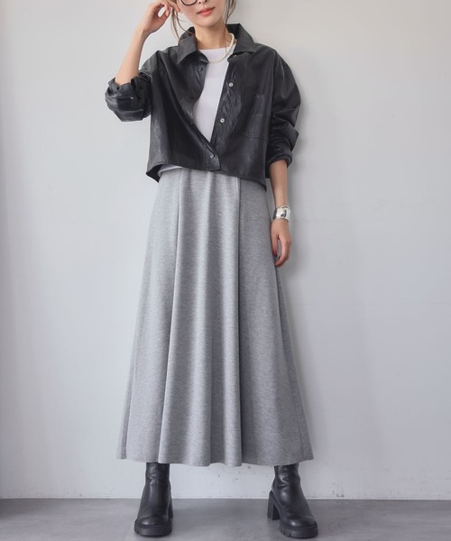 ELFRANK スカート 「2025AW」「低身長サイズあり」ダンボール ロング