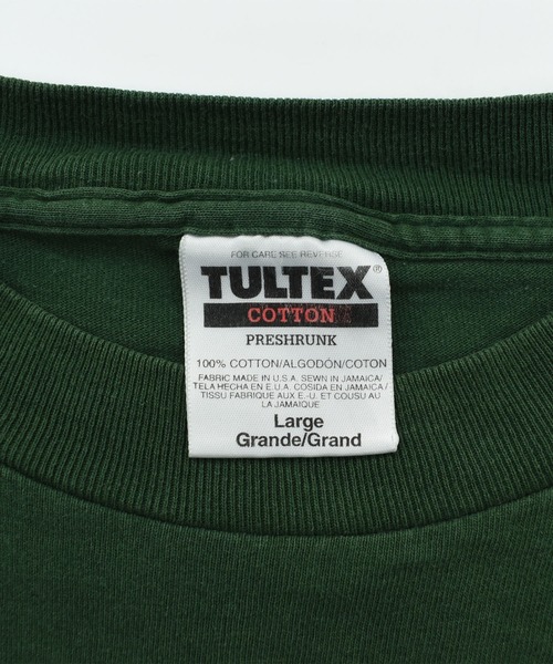 TULTEX(タルテックス) 90s 企業 プリント クルーネックTシャツ 古着 90年代 タルテックス TULTEX 3連プリント カレッジスウェット
