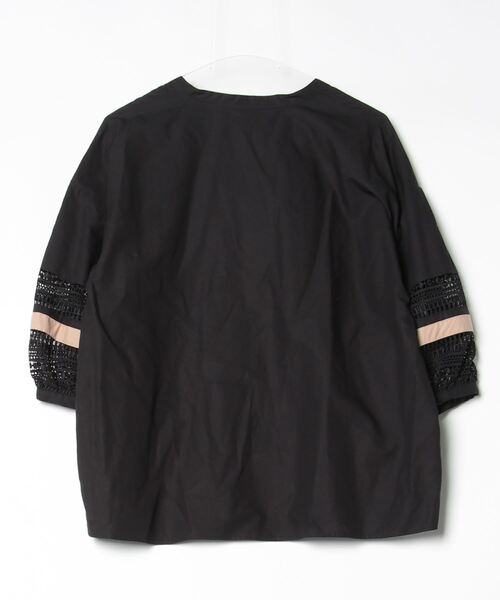 「malla」 7分袖ブラウス FREE ブラック レディース_画像2