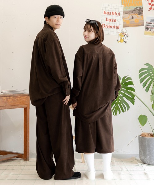 bashful base Oriental ハーフパンツ ワイドパンツ パンツ 「bbO