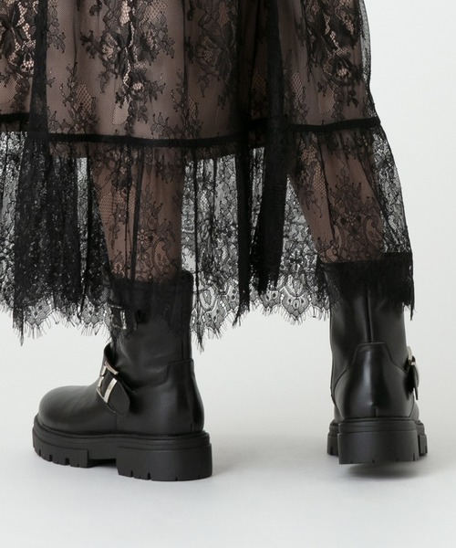 アルアバイル　ブーツ allureville（アルアバイル） ショートブーツ 38 ブラック レディース