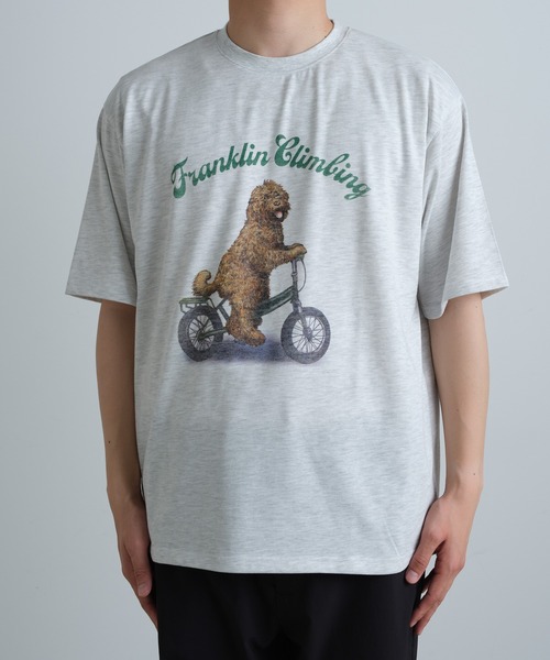 「Franklin Climbing」 半袖Tシャツ X-LARGE ネイビー メンズ_画像2