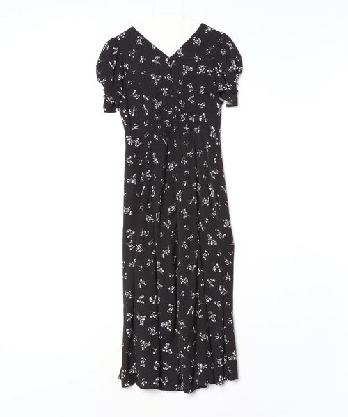 Her lip to 花柄半袖ワンピース S ブラック レディース : ZOZOTOWN