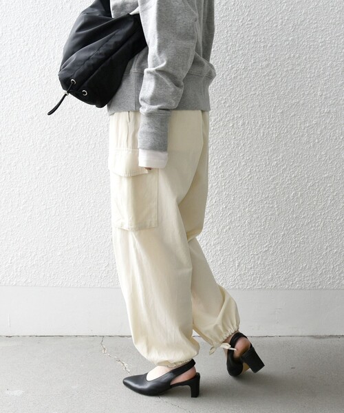 「SHIPS any」 カーゴパンツ 36 ピンク レディース_画像4