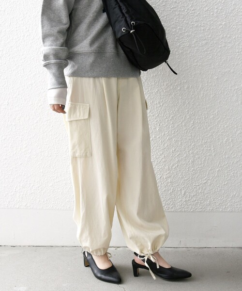 「SHIPS any」 カーゴパンツ 36 ピンク レディース_画像8