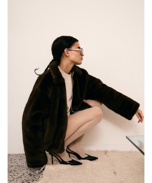 Henon. ブルゾン アウター ECO FUR BLOUSON レディース : ZOZOTOWN