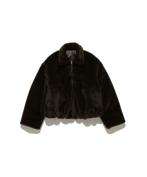 Henon. ブルゾン アウター ECO FUR BLOUSON レディース : ZOZOTOWN