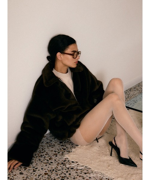 Henon. ブルゾン アウター ECO FUR BLOUSON レディース : ZOZOTOWN