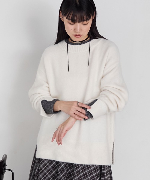 定価140000円　新品　AIREI ホワイト モヘア　ニット　藤井風 藤井風が“い・ろ・は・す”のブランドアンバサダーに就任！ 書き下ろし