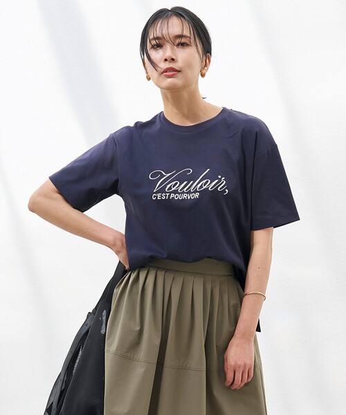 「UNFILO」 半袖Tシャツ MEDIUM ブラウン レディース_画像6