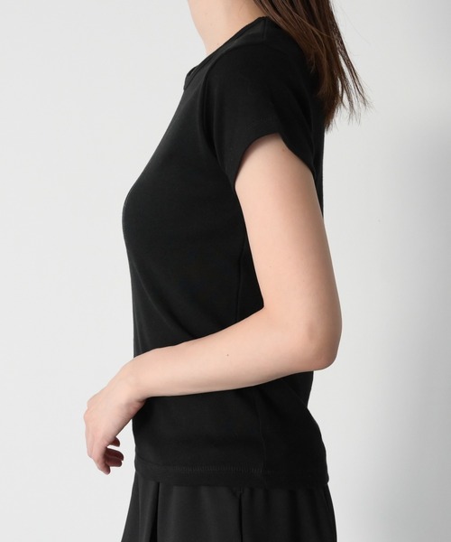 「CANAL JEAN」 「El mar」半袖Tシャツ ONE SIZE ブラック レディース_画像6