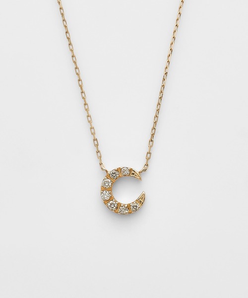 agete（アガット） ネックレス K10ダイヤモンドネックレス（0.05ct