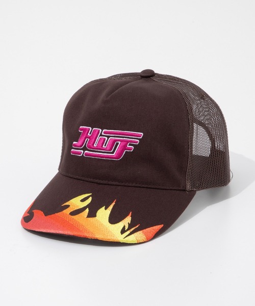 HUF（ハフ） メッシュキャップ キャップ 帽子 HUF EXHAUST TRUCKER