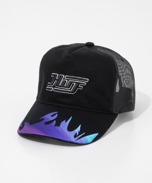 HUF（ハフ） キャップ 帽子 HUF EXHAUST TRUCKER エグゾースト