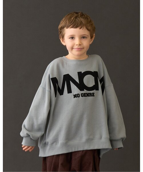 b・ROOM（ビールーム） トレーナー 「MNCM」「毛玉バイバイ裏起毛