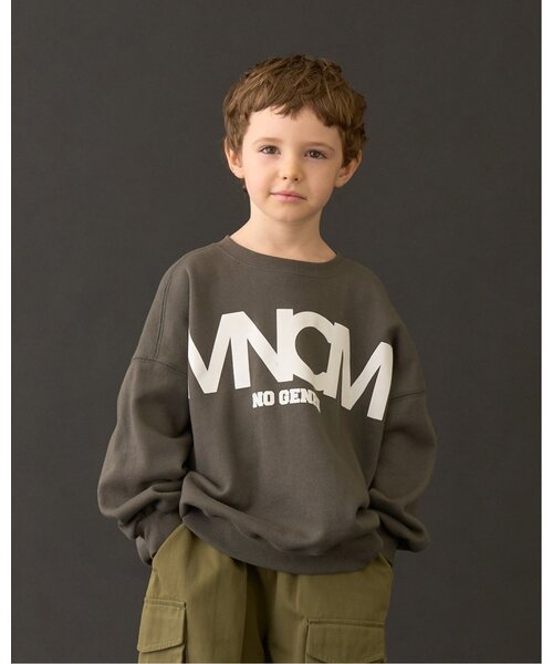 b・ROOM（ビールーム） トレーナー 「MNCM」「毛玉バイバイ裏起毛