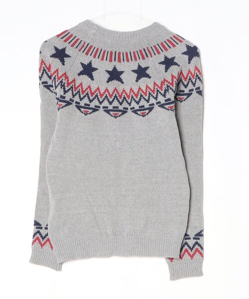 「BEAMS LIGHTS」 長袖ニット SMALL グレー メンズ_画像2