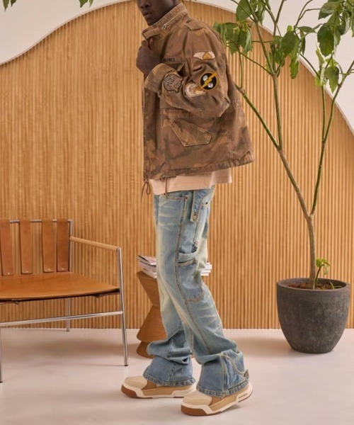 D*a様 mlvince モーターサイクルジャケット M STYLISE ダウンジャケット ダウン 「MLVINCE」M-65 JACKET / カモ