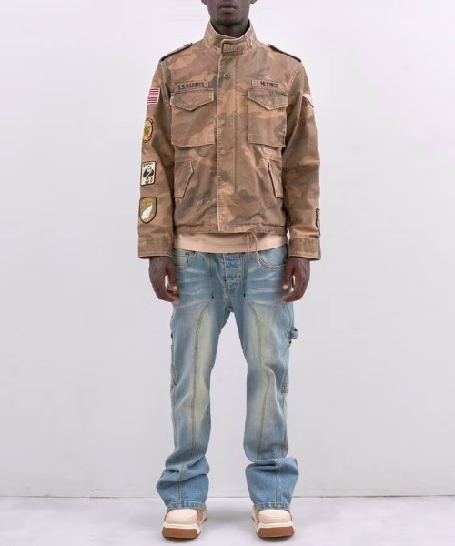 STYLISE ダウンジャケット ダウン 「MLVINCE」M-65 JACKET / カモ