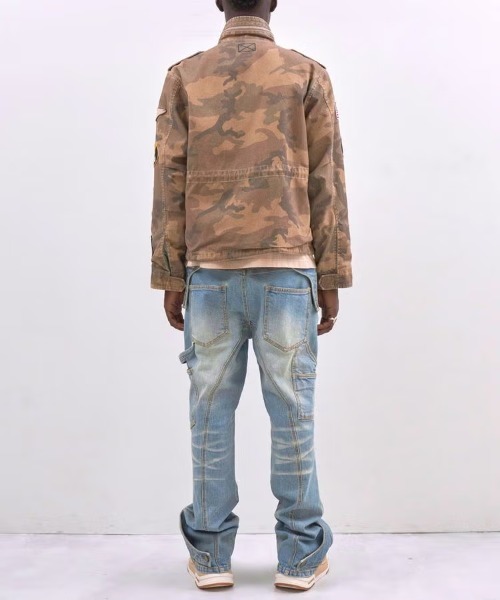 D*a様 mlvince モーターサイクルジャケット M STYLISE ダウンジャケット ダウン 「MLVINCE」M-65 JACKET / カモ
