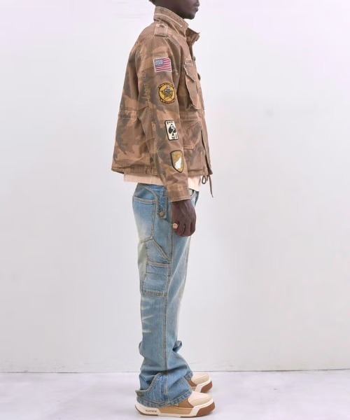 STYLISE ダウンジャケット ダウン 「MLVINCE」M-65 JACKET / カモ