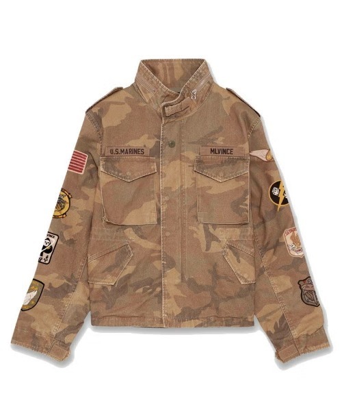 STYLISE ダウンジャケット ダウン 「MLVINCE」M-65 JACKET / カモ