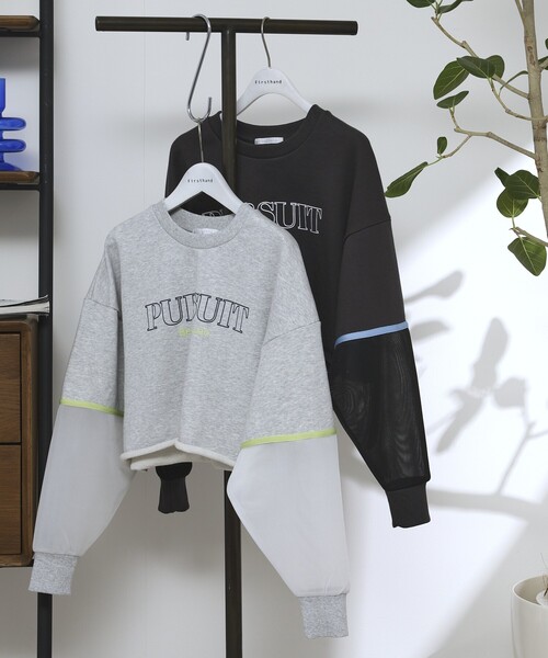 「Firsthand」 スウェットカットソー FREE グレー レディース_画像2