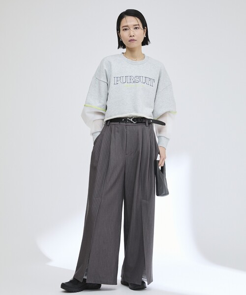 「Firsthand」 スウェットカットソー FREE グレー レディース_画像5