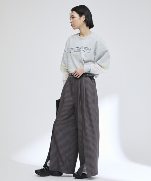 「Firsthand」 スウェットカットソー FREE グレー レディース_画像8