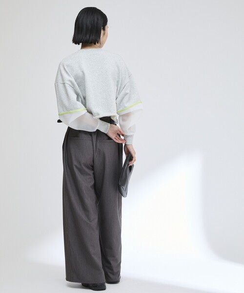 「Firsthand」 スウェットカットソー FREE グレー レディース_画像9