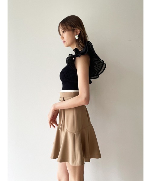 「SNIDEL」 半袖ニット ONE SIZE ホワイト レディース_9