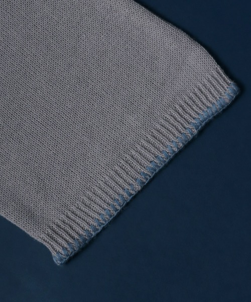 「ANPAS」 ニットカーディガン M ブラック メンズ_画像5