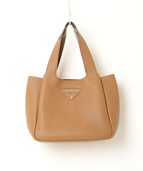 PRADA（プラダ） スモール レザー トートバッグ - ブラウン レディース