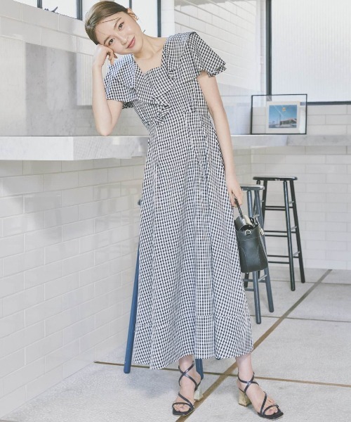「WILLSELECTION」 ノースリーブワンピース MEDIUM グリーン レディースの画像