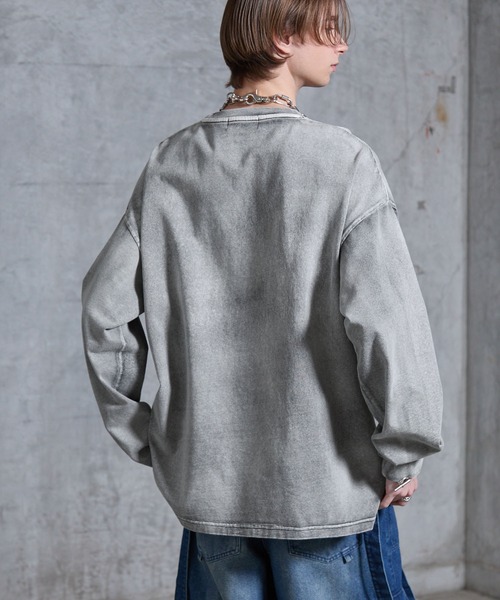 SERACE tシャツ 「SERACE」Heavy weight loose vintage chemical long