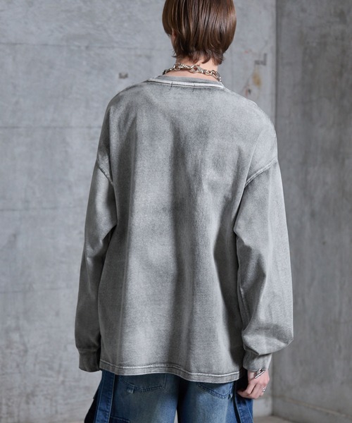 SERACE tシャツ 「SERACE」Heavy weight loose vintage chemical long
