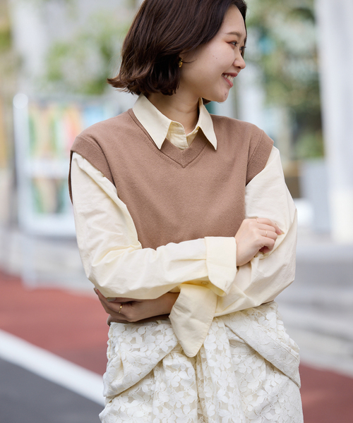 SLOBE IENA（スローブイエナ） ブラウス シャツ Wash Cotton Color