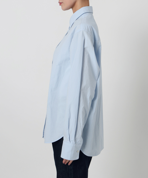 SLOBE IENA（スローブイエナ） ブラウス シャツ Wash Cotton Color 