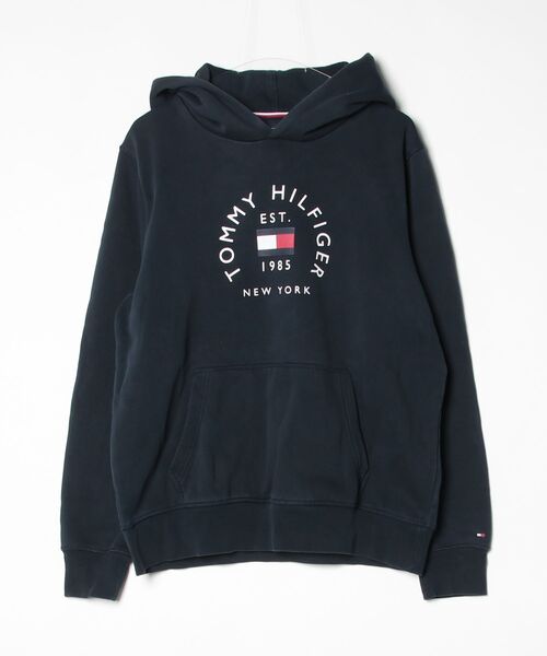 美品   トミーヒルフィガー プルオーバー　パーカー TOMMY HILFIGER（トミー・ヒルフィガー） プルオーバーパーカー LARGE