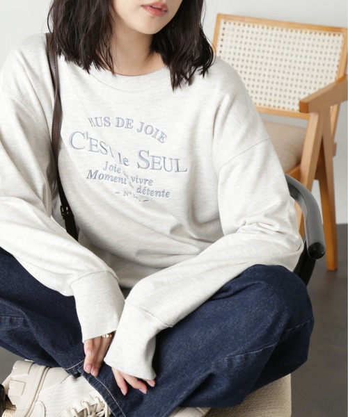 「FREE'S MART」 プルオーバーパーカー FREE ホワイト系その他 レディース_画像3