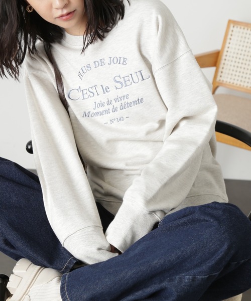 「FREE'S MART」 プルオーバーパーカー FREE ホワイト系その他 レディース_画像4